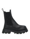CHIARA FERRAGNI CHIARA FERRAGNI WOMAN ANKLE BOOTS BLACK SIZE 7 LEATHER