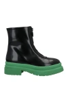 Chiara Ferragni Woman Ankle Boots Black Size 9 Textile Fibers In Black
