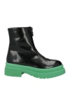 Chiara Ferragni Woman Ankle Boots Black Size 6 Textile Fibers In Black