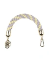 Chiara Ferragni Woman Bag Strap Pastel Yellow Size - Polyurethane, Metal