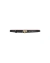 Chiara Ferragni Woman Belt Black Size 30 Soft Leather
