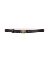 Chiara Ferragni Woman Belt Black Size 39.5 Leather