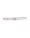 Chiara Ferragni Woman Belt Light Pink Size 30 Soft Leather In Pink