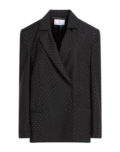 Chiara Ferragni Woman Blazer Black Size 10 Polyester, Viscose