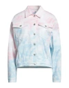 Chiara Ferragni Woman Denim Outerwear Ivory Size 6 Cotton, Elastane In White