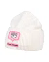 Chiara Ferragni Woman Hat Ivory Size Onesize Wool, Acrylic In White