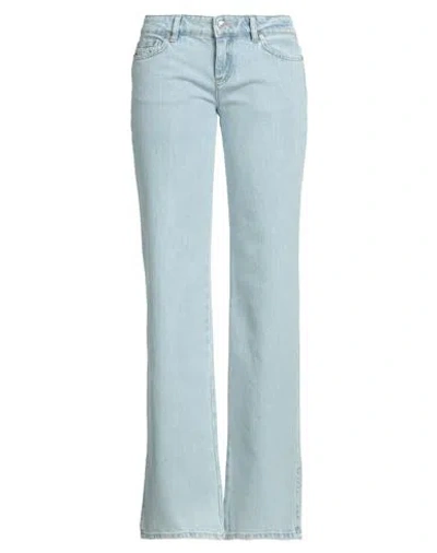Chiara Ferragni Woman Denim Pants Blue Size 27 Cotton