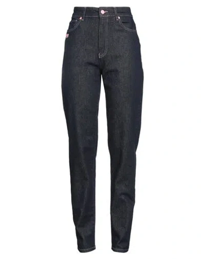 Chiara Ferragni Woman Jeans Blue Size 26 Cotton, Elastane