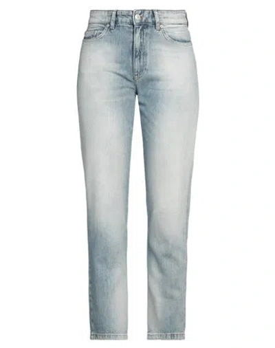 Chiara Ferragni Woman Denim Pants Blue Size 28 Cotton