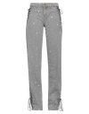 Chiara Ferragni Woman Jeans Grey Size 6 Cotton In Grey