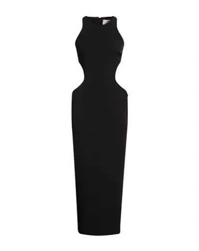 Chiara Ferragni Woman Maxi Dress Black Size 4 Polyester, Elastane
