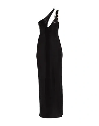 Chiara Ferragni Woman Maxi Dress Black Size S Polyester, Elastane