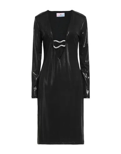 Chiara Ferragni Woman Midi Dress Black Size M Polyester, Elastane