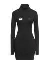 Chiara Ferragni Woman Mini Dress Black Size L Wool, Viscose, Polyamide, Cashmere