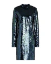 Chiara Ferragni Woman Mini Dress Navy Size 8 Polyester In Blue