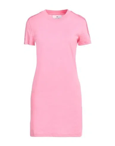 Chiara Ferragni Woman Mini Dress Pink Size L Cotton