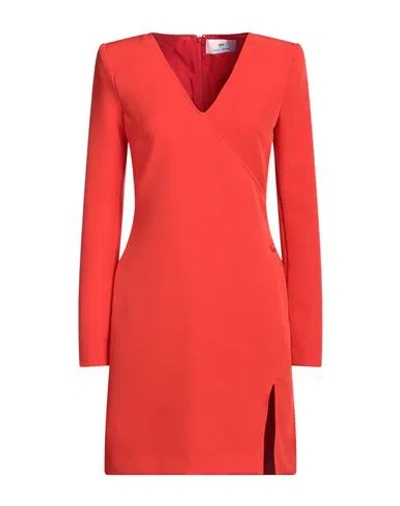 Chiara Ferragni Woman Mini Dress Red Size 6 Polyester, Elastane