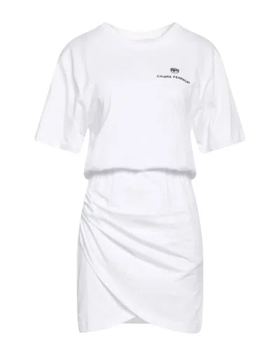 Chiara Ferragni Short Dresses In White