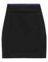 Chiara Ferragni Woman Mini Skirt Black Size 6 Viscose, Polyamide, Elastane In Black