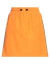 Chiara Ferragni Woman Mini Skirt Orange Size Xs Polyester