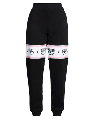 Chiara Ferragni Woman Pants Black Size L Cotton