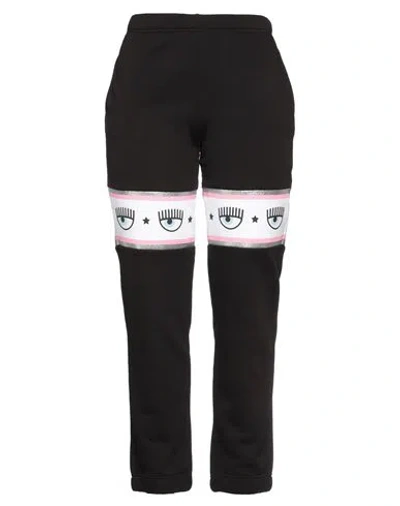 Chiara Ferragni Woman Pants Black Size M Cotton