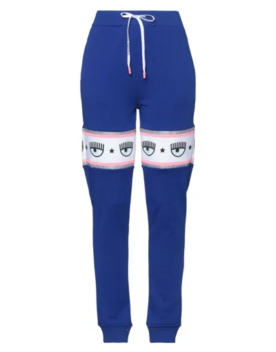 Chiara Ferragni Pants In Blue