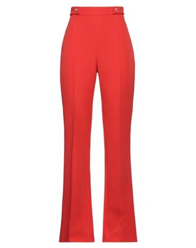 Chiara Ferragni Woman Pants Coral Size 4 Polyester, Elastane