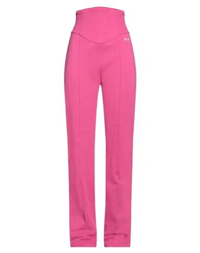 Chiara Ferragni Woman Pants Fuchsia Size S Cotton, Elastane In Pink