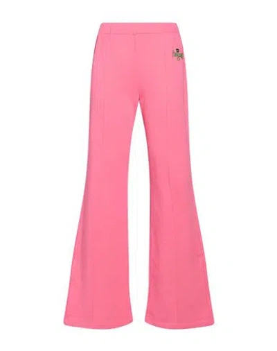 Chiara Ferragni Woman Pants Fuchsia Size Xs Cotton In Pink