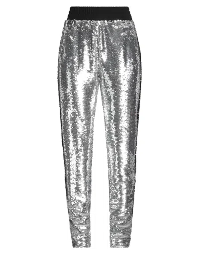 Chiara Ferragni Pants In Silver