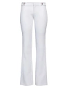 Chiara Ferragni Woman Pants White Size 8 Polyester, Elastane