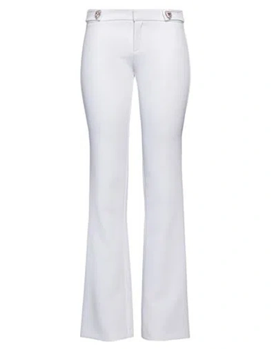 Chiara Ferragni Woman Pants White Size 6 Polyester, Elastane