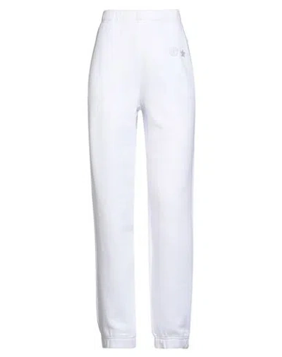Chiara Ferragni Woman Pants White Size L Cotton