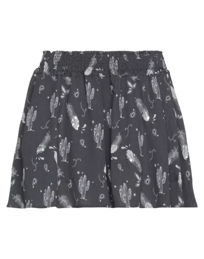 Chiara Ferragni Woman Shorts & Bermuda Shorts Black Size S Polyester