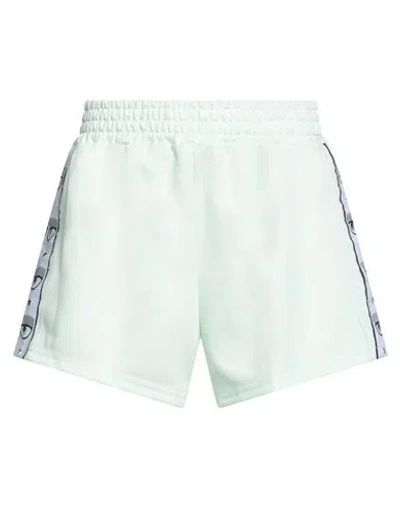 Chiara Ferragni Woman Shorts & Bermuda Shorts Light Green Size M Polyester