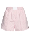 Chiara Ferragni Woman Shorts & Bermuda Shorts Pink Size 4 Viscose, Polyamide, Polyester In Pink