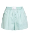 Chiara Ferragni Metallic-shorts Mit Eyelike-motiv In Blue