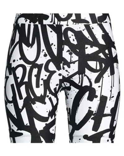 Chiara Ferragni Woman Shorts & Bermuda Shorts White Size S Polyamide, Elastane In Multi