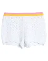 Chiara Ferragni Woman Shorts & Bermuda Shorts White Size Xs Cotton In White
