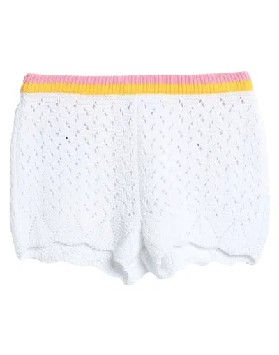 Chiara Ferragni Woman Shorts & Bermuda Shorts White Size Xs Cotton