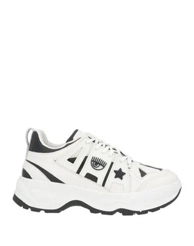 Chiara Ferragni Woman Sneakers Black Size 9 Leather