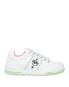 Chiara Ferragni Woman Sneakers Off White Size 7 Soft Leather