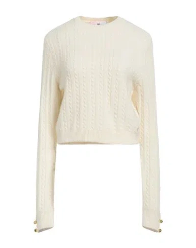 Chiara Ferragni Woman Sweater Ivory Size L Acrylic, Polyamide, Wool, Elastane In White