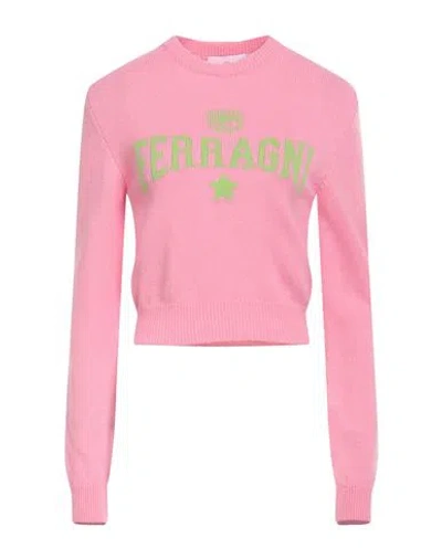 Chiara Ferragni Woman Sweater Pink Size S Wool, Viscose, Polyamide, Cashmere