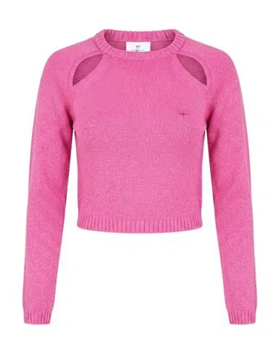 Chiara Ferragni Woman Sweater Pink Size Xxs Wool, Viscose, Polyamide, Cashmere