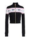 Chiara Ferragni Woman Sweatshirt Black Size M Polyester, Cotton In Black