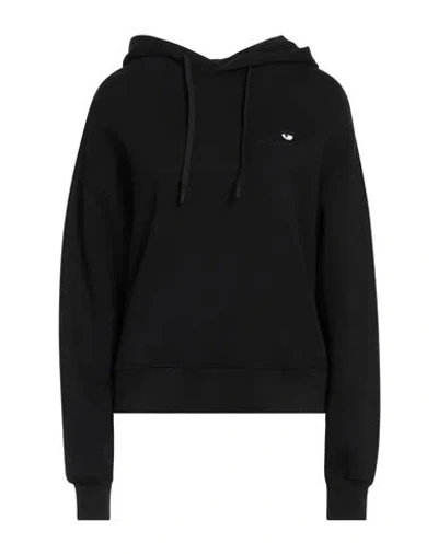 Chiara Ferragni Woman Sweatshirt Black Size M Cotton