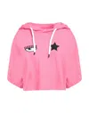 Chiara Ferragni Sweatshirts In Pink