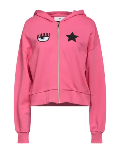 Chiara Ferragni Sweatshirts In Pink